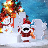 R3MC Silicone Christmas Resin Casting Mold for DIY Christmas Ornaments