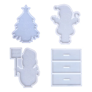 R3MC Silicone Christmas Resin Casting Mold for DIY Christmas Ornaments