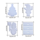 R3MC Silicone Christmas Resin Casting Mold for DIY Christmas Ornaments