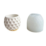 Silicone Flowerpot Mold Gypsum Planter Candle Holder Molds