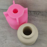 Silicone Flowerpot Mold Succulent Plants Cement Vase Resin Epoxy Mold