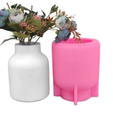 Silicone Flowerpot Mold Succulent Plants Cement Vase Resin Epoxy Mold