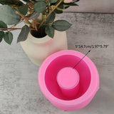 Silicone Flowerpot Mold Succulent Plants Cement Vase Resin Epoxy Mold