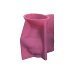 Silicone Human-Head Candle Mould Art Body Plaster Resin Soap Mold