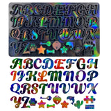 R3MC Silicone Letter Mold Alphabet Resin Casting DIY Keychain Jewelry