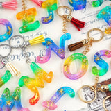 R3MC Silicone Letter Molds DIY Pendant Jewelry Resin Casting
