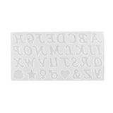 R3MC Silicone Letter Molds DIY Pendant Jewelry Resin Casting