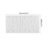 R3MC Silicone Letter Molds DIY Pendant Jewelry Resin Casting