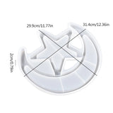 R3MC Silicone Tray Molds Jewelry Tray Dishes Resin Mold