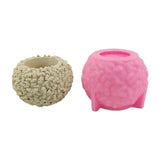 R3MC Skull Silicone Flower Pot Mold for DIY Making