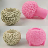 R3MC Skull Silicone Flower Pot Mold for DIY Making