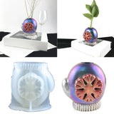 Snowflake Glove Concrete Silicone Mold Succulent Flowerpot Plaster Molds