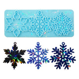 Snowflake Silicone Mould for Resin Casting, Holiday Craft Supplies
