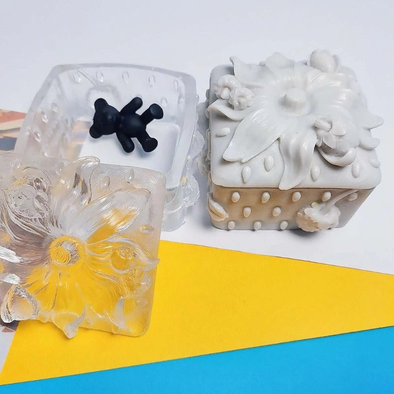 Strawberry Jar Storage Box Epoxy Mold Home Decor