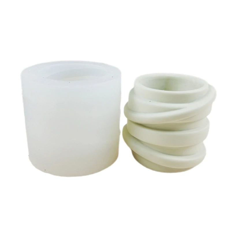 Resin Succulents Flower Pot Silicone Mold for DIY Garden Planters