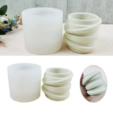 Resin Succulents Flower Pot Silicone Mold for DIY Garden Planters