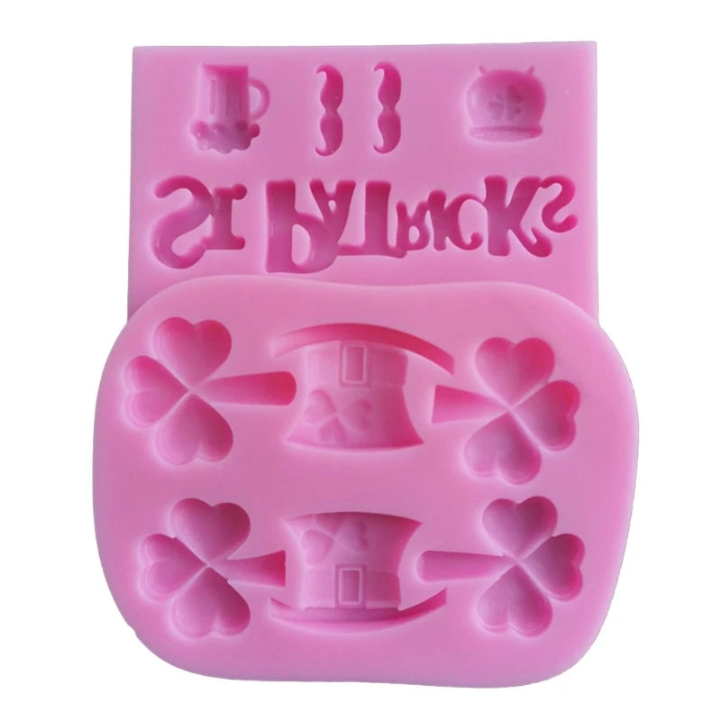 Three-leaf Flower Hat Cake Mold Fondant Silicone Mould Baking