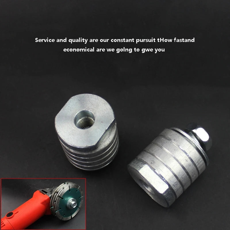 Angle Grinder Flange Nut Conversion Kit for Slotting Machine