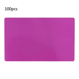 100Pcs DIY Metal Business Cards Aluminium Alloy Display