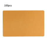 100Pcs DIY Metal Business Cards Aluminium Alloy Display