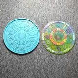 Constellation Divination Tray Resin Mold Table Astrology Board Silicone Mould