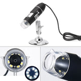 R58E 1600X USB Digital Microscope Camera Endoscope 8LED with Stand