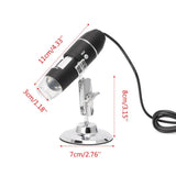 R58E 1600X USB Digital Microscope Camera Endoscope 8LED with Stand