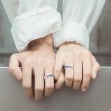 Meteoric Star Lover Couple Rings Matching Set Wedding Bands
