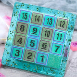2Pcs/Set Number Puzzle Silicone Mould DIY Crafts Tools