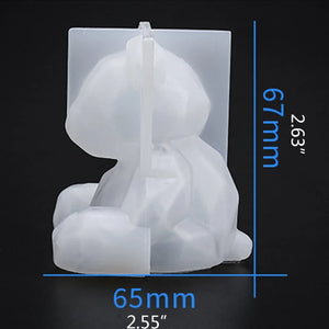 3D Bear Ornaments Epoxy Resin Mold DIY Crafts Car Pendant Decorations
