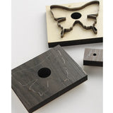 R58E 3Pcs Butterfly Wooden Die Cutting Leather Mold Swallowtail Cutting Mold