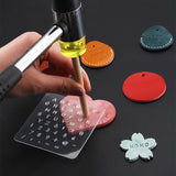 R58E 3Pcs Leathercraft Letter Number Stamping Tools Punch Kit