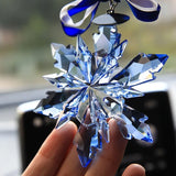 5 Pcs Snowflake Ornaments Pendants Resin Mold Earrings Necklace Silicone Mould