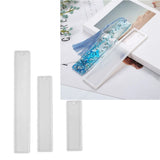 DIY Crafts Crystal Epoxy Resin Mold Bookmark Silicone Mould
