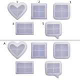 Silicone Jewelry Tray Molds for Epoxy Resin Craft