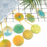 Flower of Life Pendant Crystal Epoxy Resin Mold Jewelry Silicone Mould