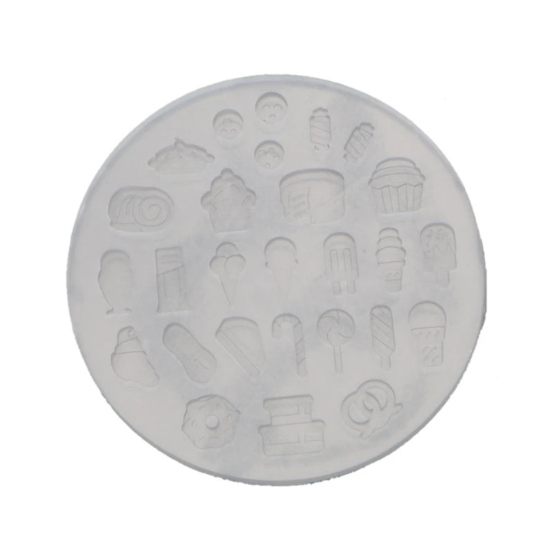 R58E Mini Food Dessert Sushi Epoxy Resin Mold Cake Chocolate Silicone Mould