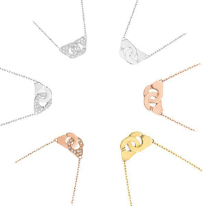 R8 Mini Horseshoe Necklace 925 Silver 18K Necklace For Women