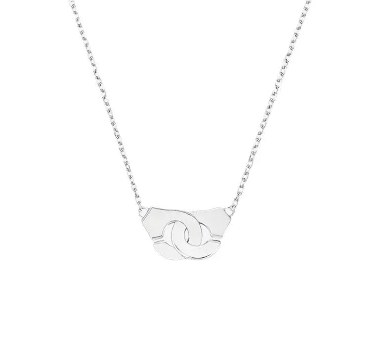 R8 Mini Horseshoe Necklace 925 Silver 18K Necklace For Women