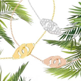 R8 Mini Horseshoe Necklace 925 Silver 18K Necklace For Women