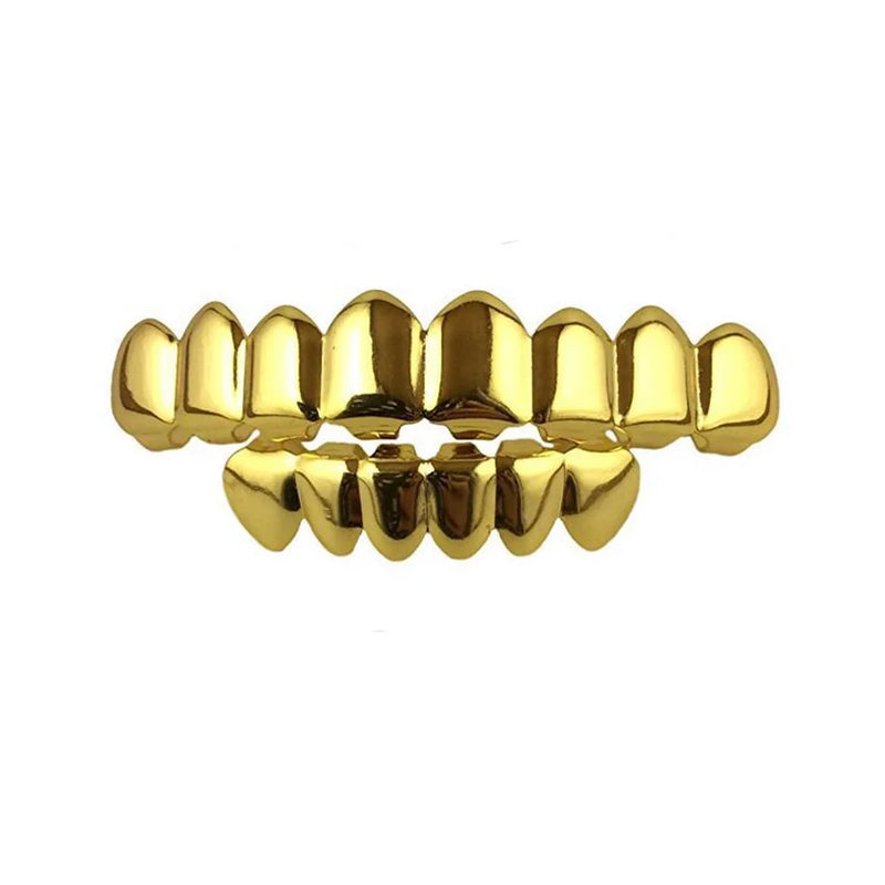 Hip Hop Plated Tooth Caps Decor Punk Dental Grills For Women Men Jewelry