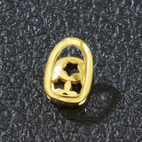 Hollow Star Teeth Grillz Hip Hop Two Tooth Caps Dental Grills