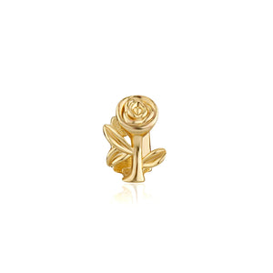 RACHELZ Rose Flower Single Teeth Grill 14K Plated Hip Hop Dental Grills