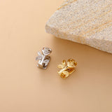 RACHELZ Rose Flower Single Teeth Grill 14K Plated Hip Hop Dental Grills