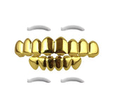 RACHELZ 14K Plated Hip Hop Grillz Set