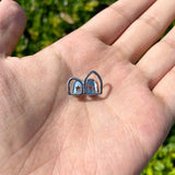 RACHELZ Hip Hop Hollow Double Teeth Grillz 14K Plated Dental Grills
