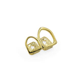 RACHELZ Fangs Tooth Cap 14K Plated Dental Grills Teeth Grillz
