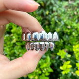RACHELZ Real Teeth Grillz for Men Women Halloween