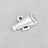 100pcs Vintage Cheer Megaphone Alloy Charms 11*17mm