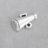 100pcs Vintage Cheer Megaphone Alloy Charms 11*17mm